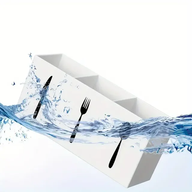 Support de rangement en plastique pour couverts de cuisine – vue 4