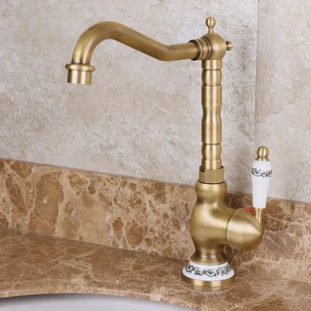 Robinet Antique en laiton – vue 3