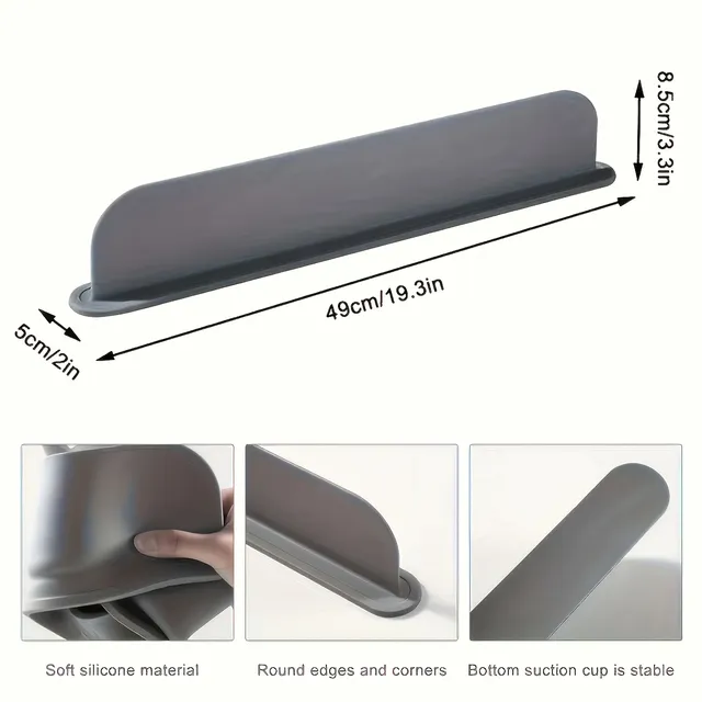 Protection éclaboussures évier silicone souple… – vue 6