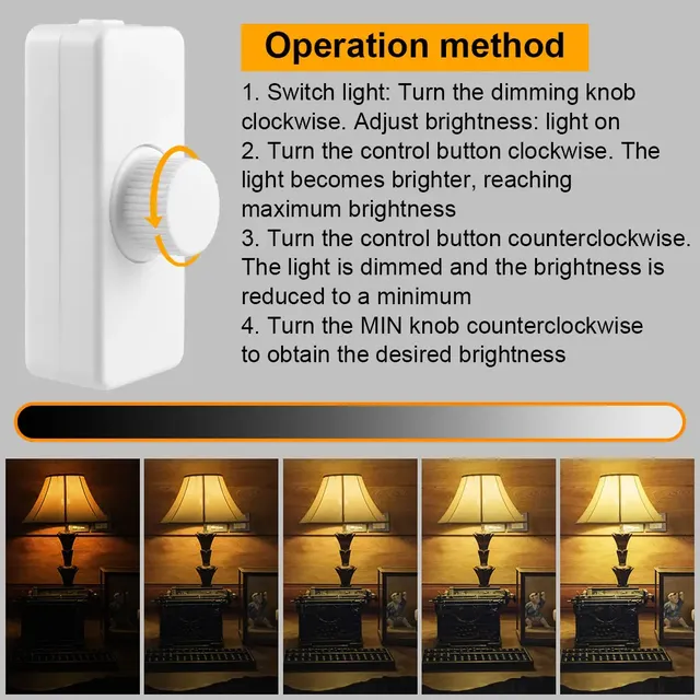 Variateur de Lampe LED avec Bouton de Commande Intégré – vue 4