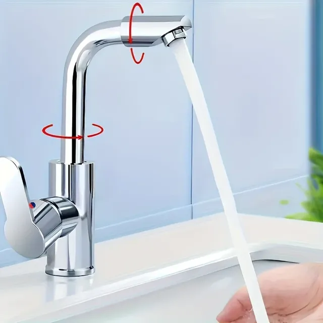 Robinet en acier inoxydable chromé – vue 4