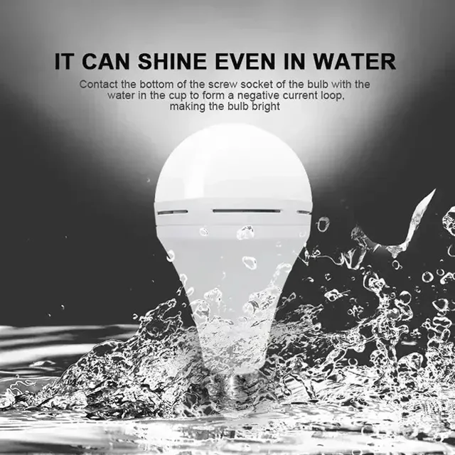 Ampoule LED Rechargeable 7w 9w 12w 15w 85-265V – vue 5