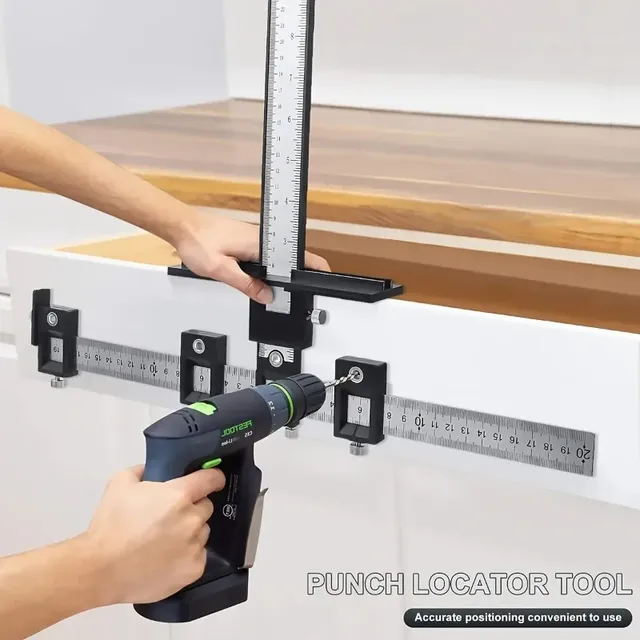 Guide perçage réglable menuiserie gabarit T aluminium… – vue 2