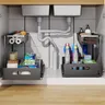 Sous l'évier 2 niveaux armoire coulissante panier… – vue 2
