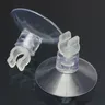 Lot dix ventouses silicone transparentes souples clips… – vue 4