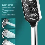 Ensemble de douche pomme de plafond-douche grande de 8 pouces: portable pressurisé, salle de bain simple tête unique