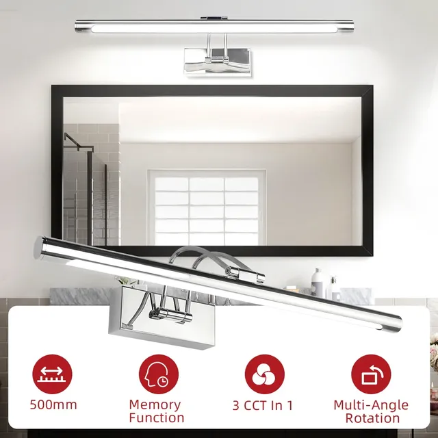 Lampe LED moderne pour miroir – vue 3