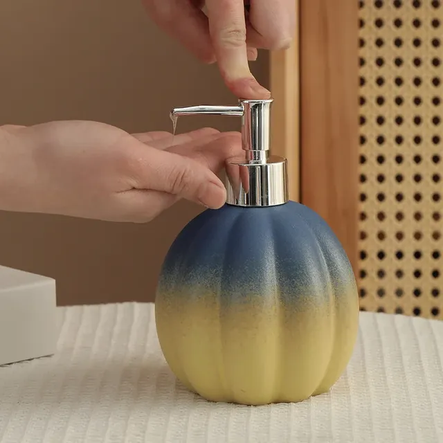 Distributeur de savon citrouille céramique désinfectant… – vue 4