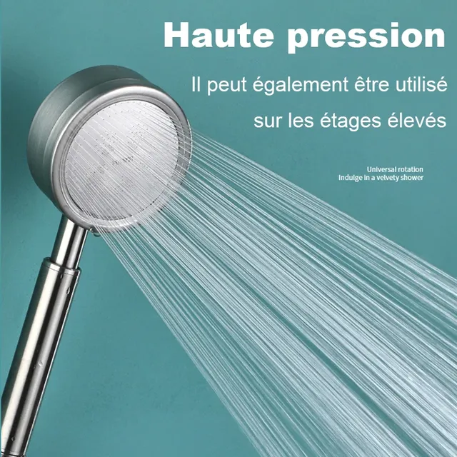 Pommeau de douche à haute pression en acier inoxydable 304 – vue 3