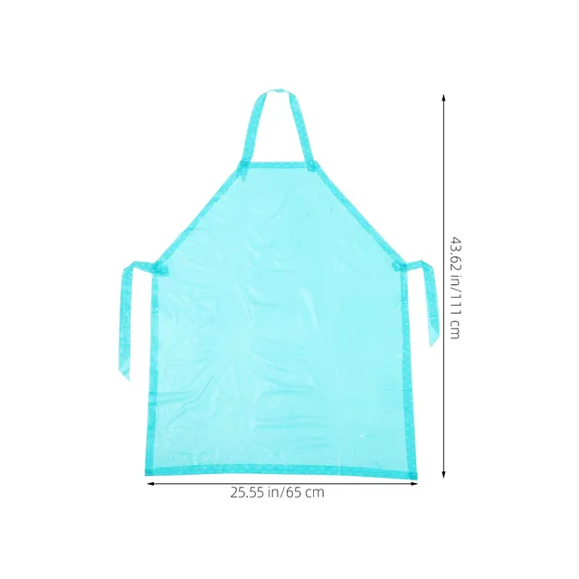 Tablier de cuisine imperméable en PVC Transparent – vue 6