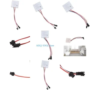 L8RC interrupteurs en verre salle bains modernes, interrupteurs lumière en verre fonctionnels, interrupteurs tactiles à