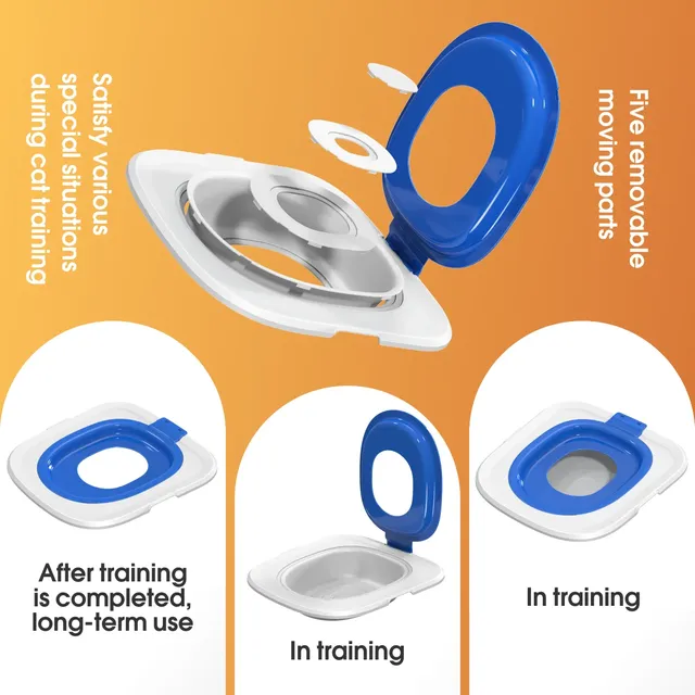 Réducteur toilette chat ergonomique silicone souple… – vue 2