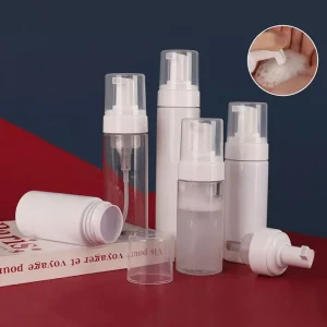 Distributeur de bouteilles à pompe à mousse pour Lotion, 100/120/150/200/250ml, vide, rechargeable pour savon pour les mains, shampoing, nettoyant, conteneur portable de voyage Distributeur de bouteilles à pompe à mousse pour Lotion, 100/120/150/200/250ml, vide, rechargeable pour savon pour les mains, shampoing, nettoyant, conteneur portable de voyage