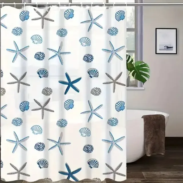 Rideau de douche étanche PEVA avec motif – vue 4