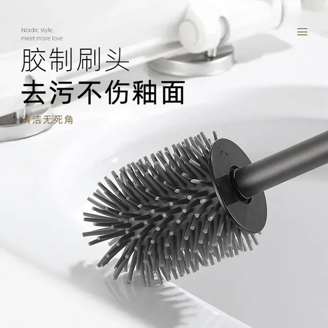 Ensemble de brosses de toilette mural – vue 3