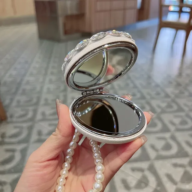 Miroir de maquillage en diamant scintillant – vue 2
