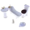 Ensemble miniature porcelaine blanche émaillée baignoire… – vue 5