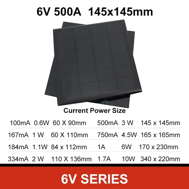 Chine panneaux solaires photovoltaïques 3v 6V 5v 1a 5w… – vue 3