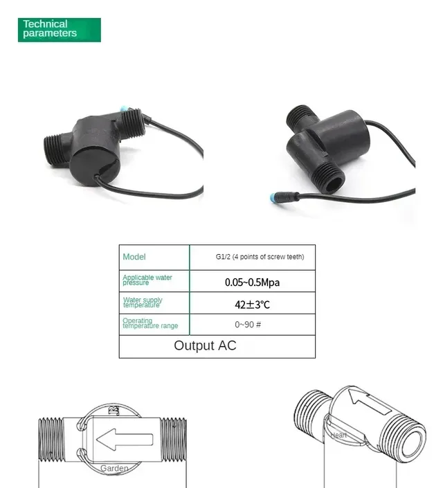 Micro générateur de débit d'eau – vue 5