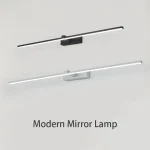 Mur LED moderne lumière miroir lampes en aluminium applique murale pour salle de bain miroir phare décor à la maison intérieur luminaire Lustre