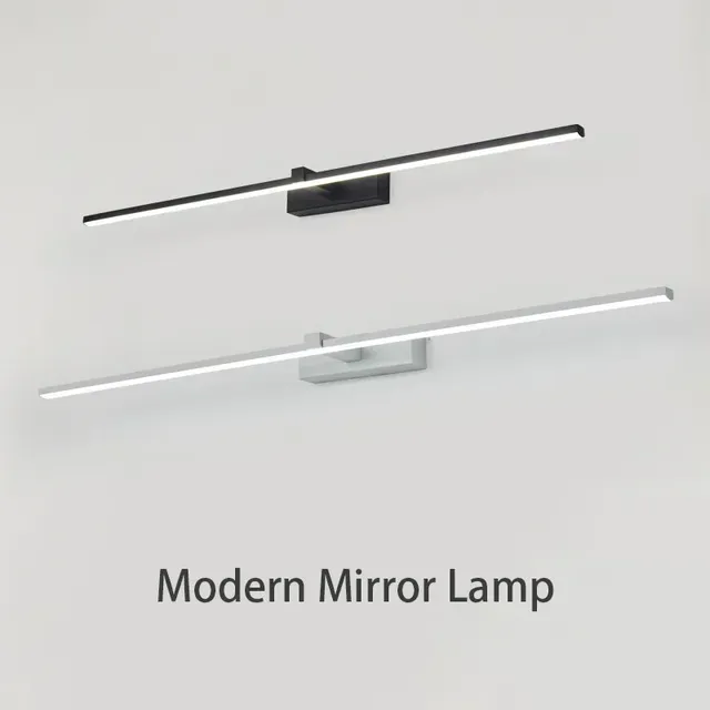 Mur LED moderne lumière miroir lampes en aluminium…
