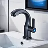 Robinet de lavabo de salle de bains monotrou moderne… – vue 5