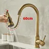 Robinet de cuisine en laiton antique – vue 3