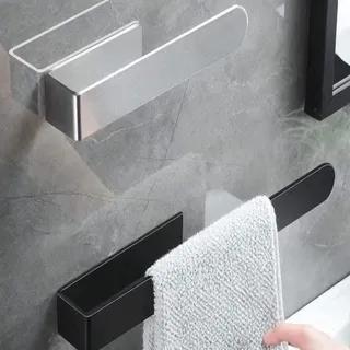 Porte serviettes mural auto adhésif sans perçage acier inoxydable…