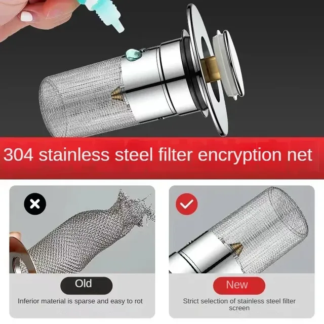 Filtre de vidange de sol en acier inoxydable – vue 5