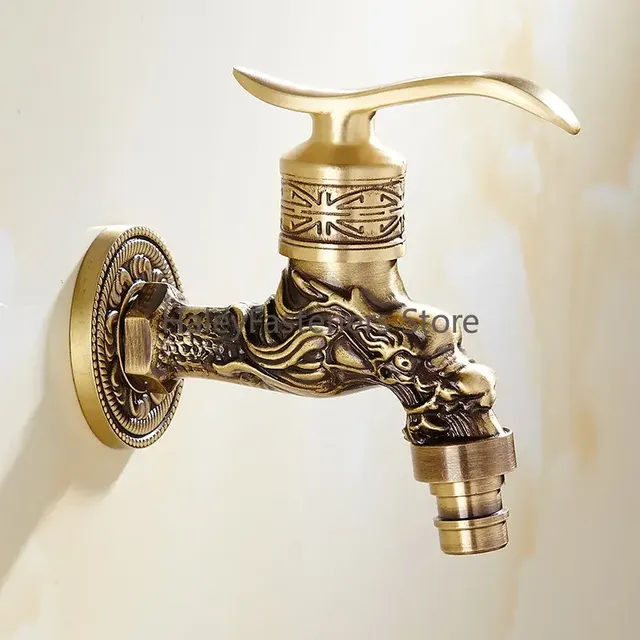 Robinet en laiton décoratif pour machine à laver – vue 4