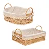 WW paniers de rangement organisateur de cuisine tissé à… – vue 3