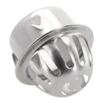 Filtre d&rsquo;évier rond convexe, tuyau de vidange extérieur, drain de sol sur le toit, filtre à trou en maille en acier inoxydable, piège à déchets