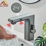 Robinet de lavabo à capteur intelligent gris…