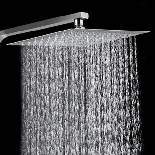 Pommeau de douche à effet de pluie 12/10/8 pouces