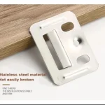 Clips de panneau mural en métal, 200 pièces, panneau mural cannelé pour mur et plafond Wpc, Clip de revêtement cannelé