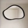 Miroir de salle de bain en bois de noyer – vue 4