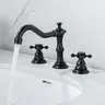 Robinet d'évier Antique de salle de bains en laiton doré – vue 6