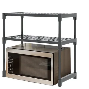 Étagère de cuisine, support pour micro-ondes, four, friteuse à air, cuiseur à riz, machine à café, comptoir, étagère de rangement en couches Étagère de cuisine, support pour micro-ondes, four, friteuse à air, cuiseur à riz, machine à café, comptoir, étagère de rangement en couches