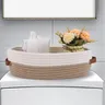 Panier de rangement de salle de bain à poignée ovale – vue 2