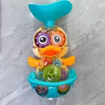 Jouets de bain pour bébé, pulvérisation d&rsquo;eau, ventouse de canard, douche, piscine, jouets d&rsquo;eau, jouets de bain pour bébés et tout-petits, jouets de baignoire