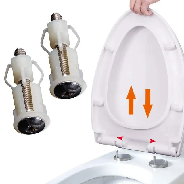 AT21-2 jeu de charnières de siège de toilette vis de… – vue 5
