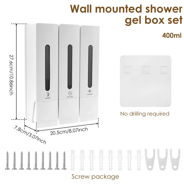 Distributeur de savon mural de 400ML – vue 6