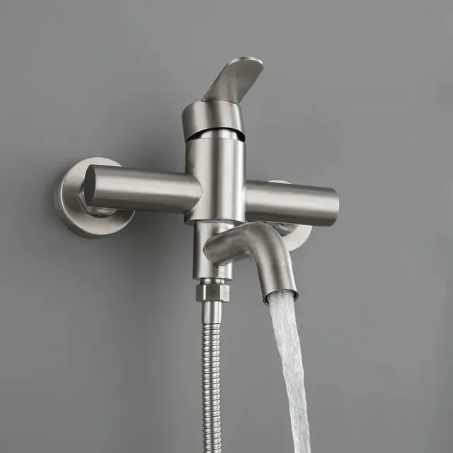 Robinet de douche de salle de bains en acier inoxydable