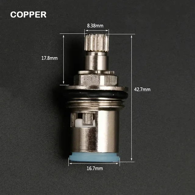 Robinet en acier inoxydable/cuivre – vue 3