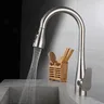 Robinet extractible de cuisine brossé – vue 1