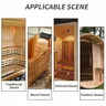 Thermohygromètre sauna mural analogique cadran rond… – vue 6