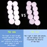 Ampoules LED détachables pour miroir de maquillage… – vue 4