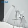 Robinet de baignoire mural en alliage chromé – vue 4