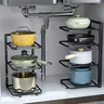 Organisateur de support de casseroles réglable – vue 2