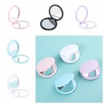 Petit miroir rond Portable Double face, mignon, petit Mini miroir pliant, miroir de maquillage rond, décoration de maison